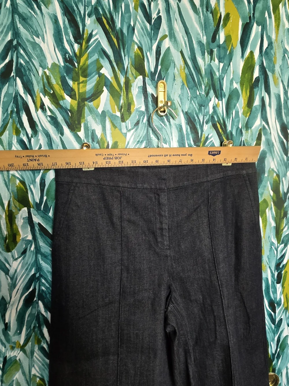 Lafayette 148 New York Morton Denim Culottes Pants Size 12
